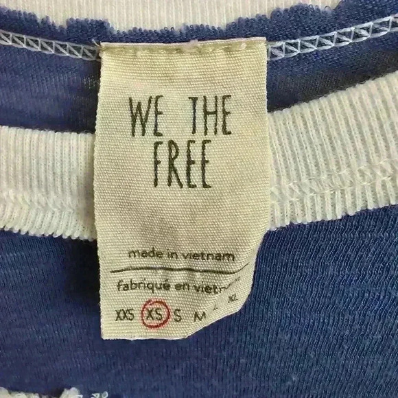 We the Free People Friday Night Fever Top Womens Size XS Oversized Boho Festival - Picture 2 of 15